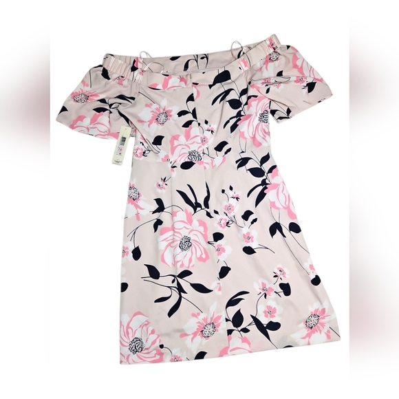 Eliza J Floral Off-Shoulder Dress Size 10 - Picture 6 of 8